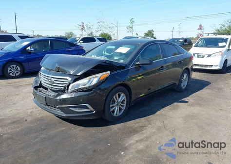 2017 Hyundai Sonata Se z USA, uszkodzony, nr VIN 5NPE24AF5HH591399